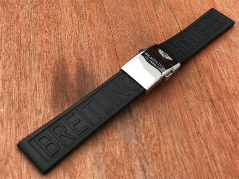 breitling replica rubber watch bands|breitling avenger 22mm rubber strap.